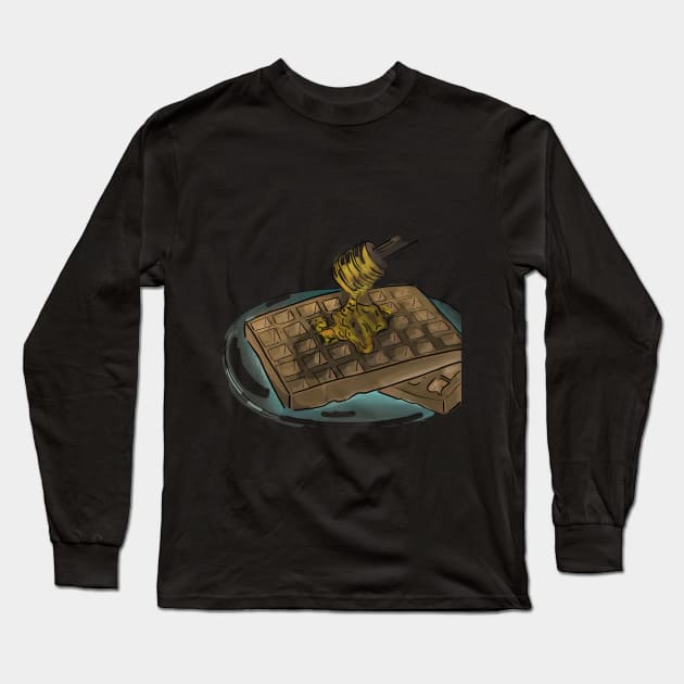 Waffle love Long Sleeve T-Shirt by Tatismallart